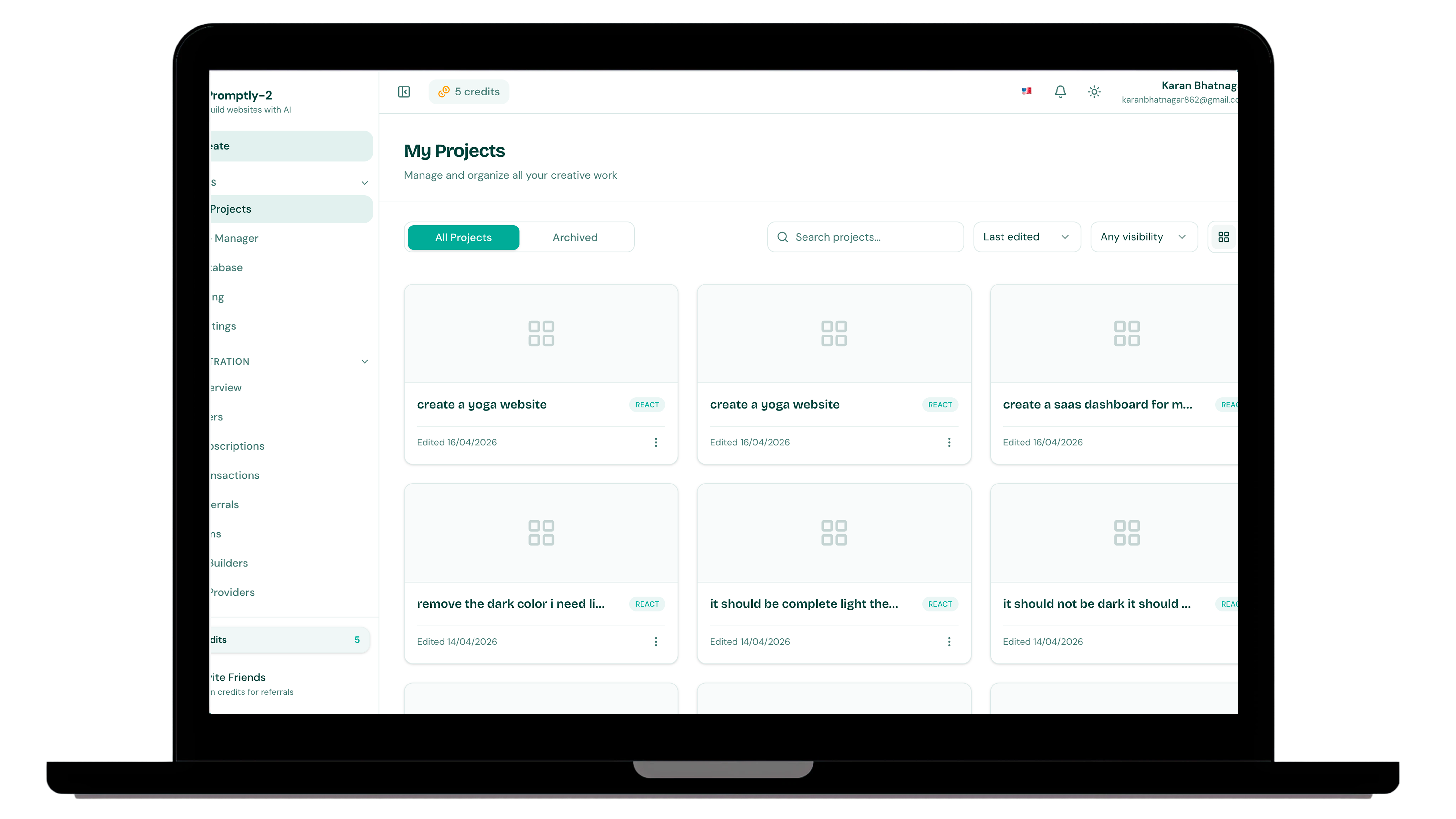 Project Dashboard